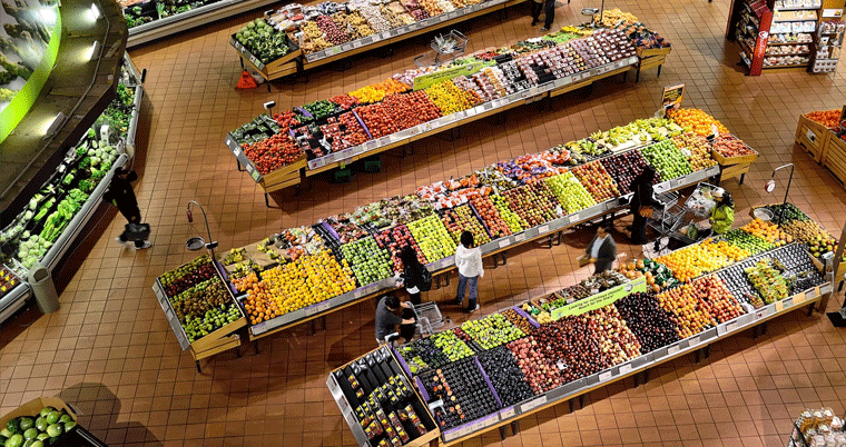 Supermarkt EInkaufen Lebensmittel