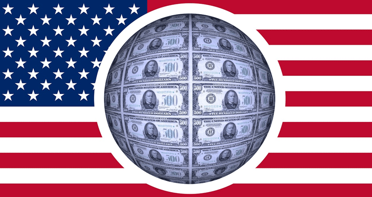 USA Flagge Dollar Währung