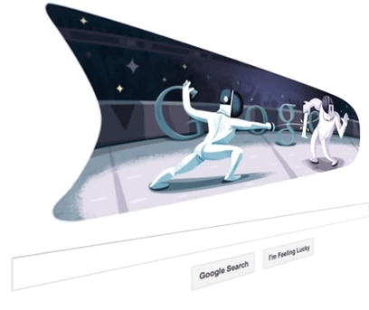 Fechten Google Doodle