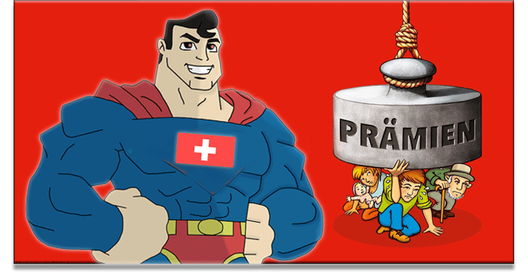 Superman Prämien Krankenkassen