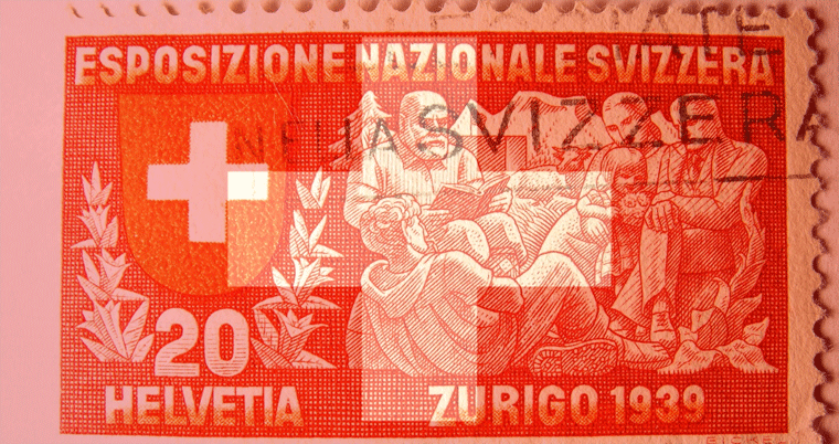 Briefmarke der Schweizerischen Post