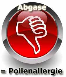 Pollenallergie Abgase