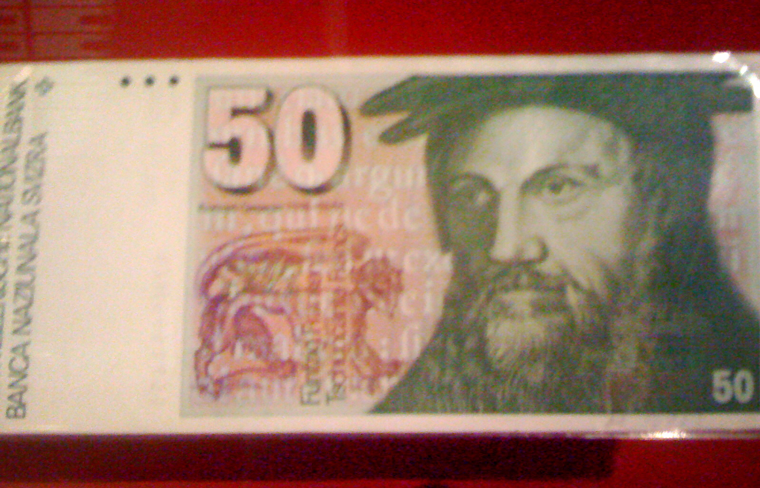 Alte 50-Franken-Banknote