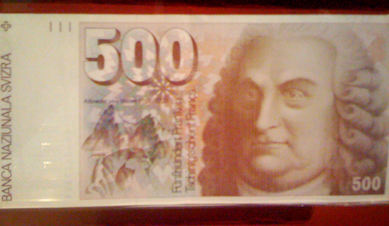 Alte 500-Franken-Banknote
