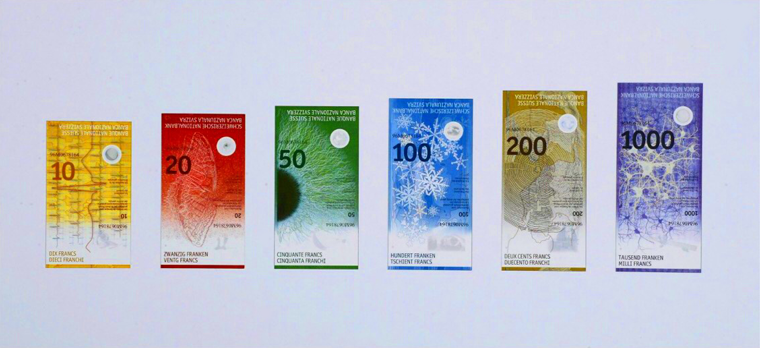 Die neuen Banknoten der Schweiz