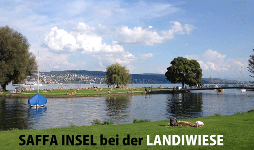 Landiwiese und Saffa Insel Zürich