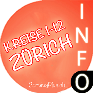 Stadt Zürich - alle Kreise 1-12 und Quartiere