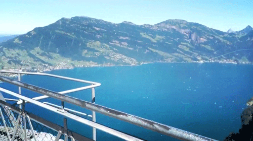 Panorama-Aussicht vom Hammetschwand-Lift