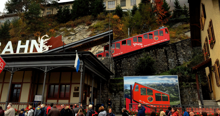 Pilatusbahn: Die steilste Zahnradbahn der Welt