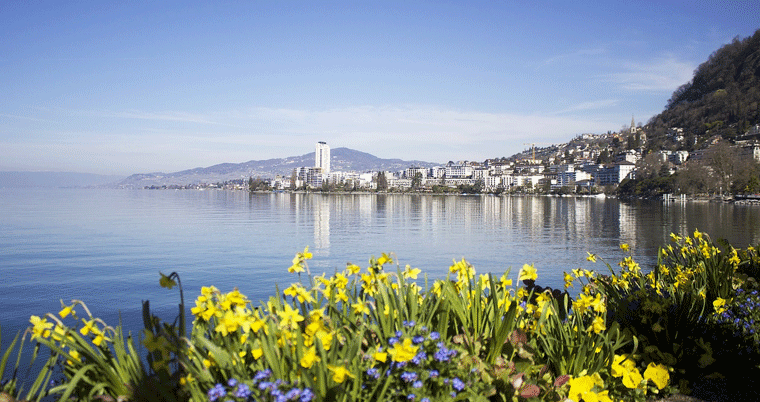 Montreux am See-Ufer