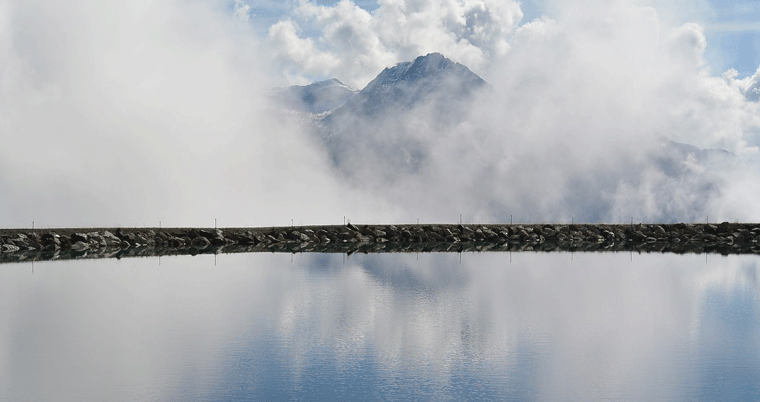 Scuol See im Kanton Graubünden