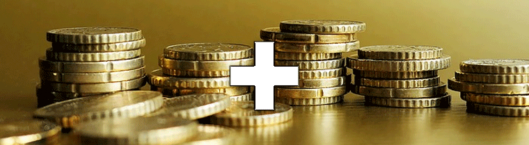 Kosten und Finanzierung Geld Münzen Gold