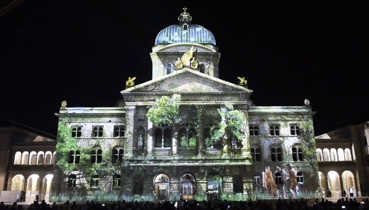 Das Bundeshaus Bern in der Schweiz