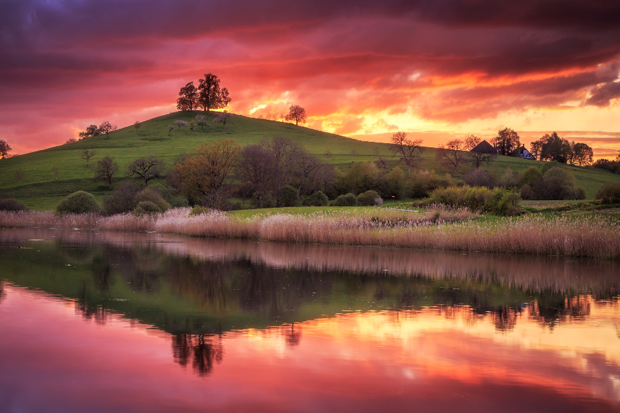 Bodensee Sonnenuntergang