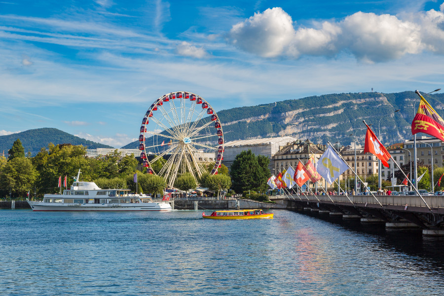 Städtetrips & Naturabenteuer, kulturelle Perlen & malerische Plätze Schweizer Städte Genf Riesenrad Genfersee