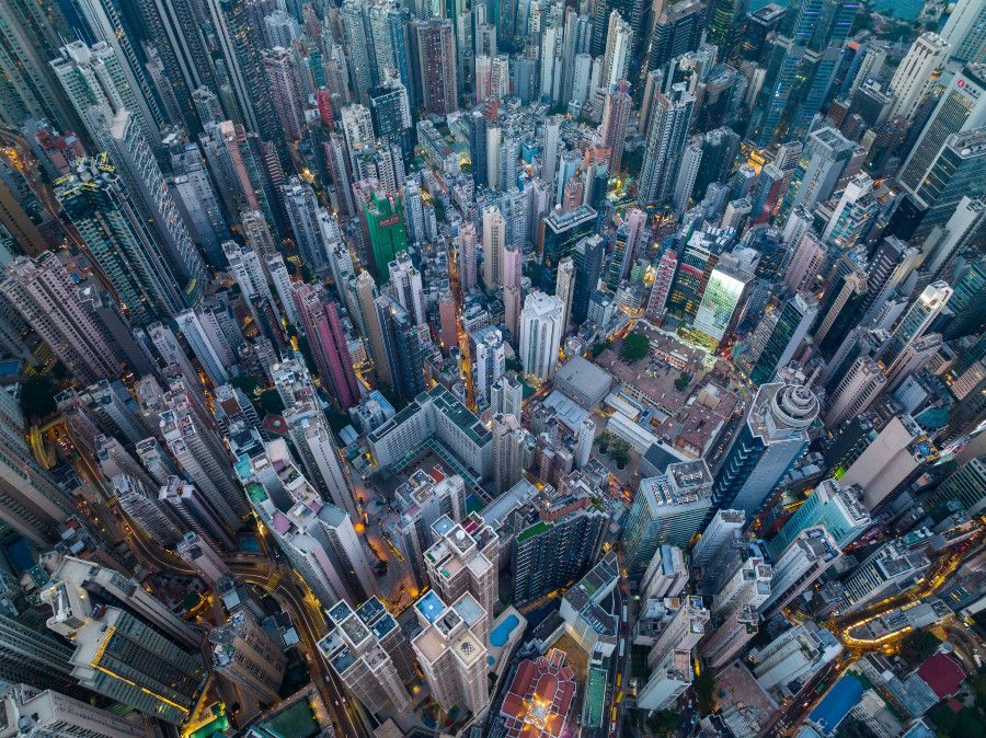 Smart Cities Metropole Stadt Hongkong