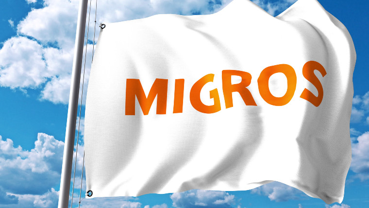 Migros Logo Fahne
