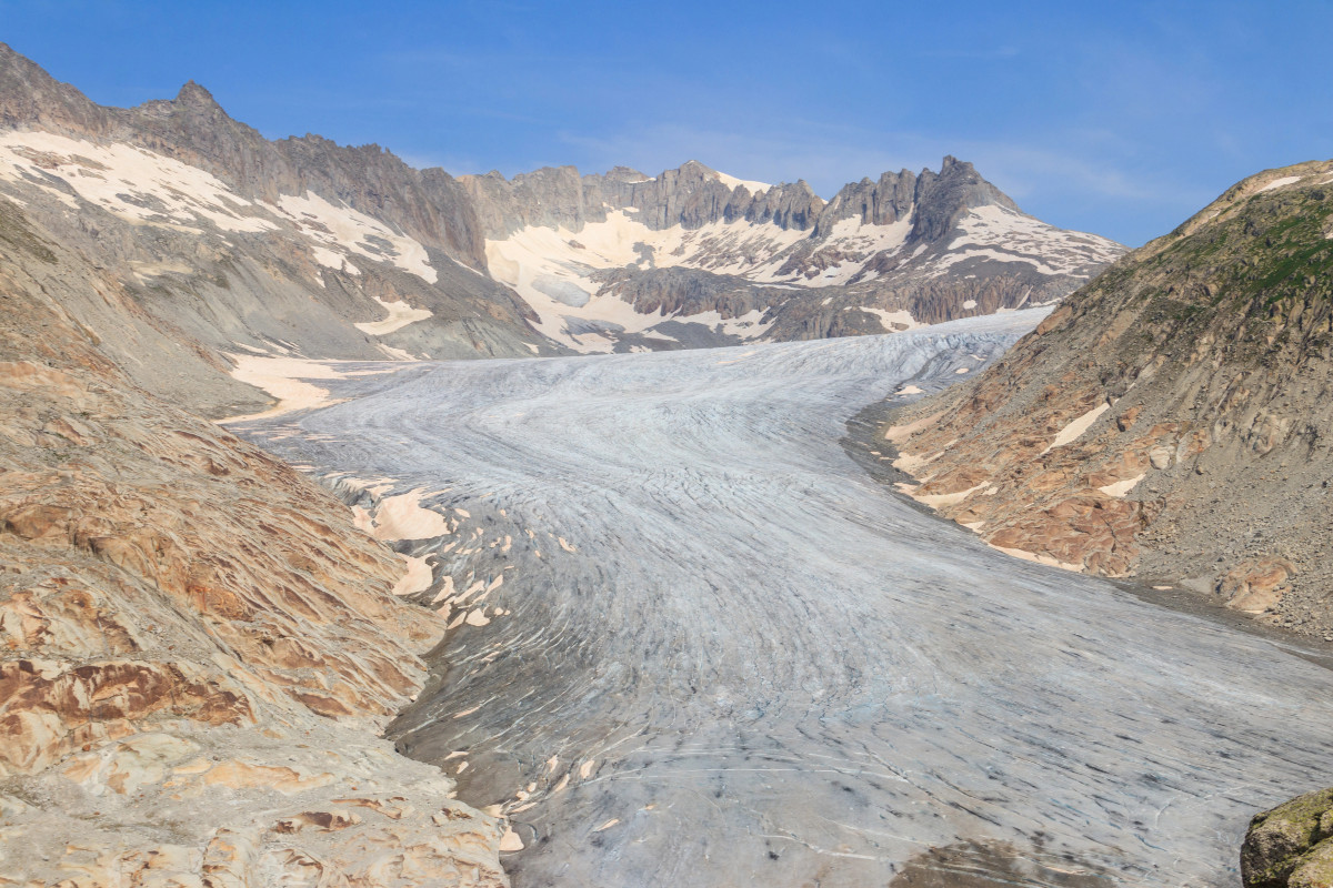Rhonegletscher Rhone Furkapass Kanton Wallis
