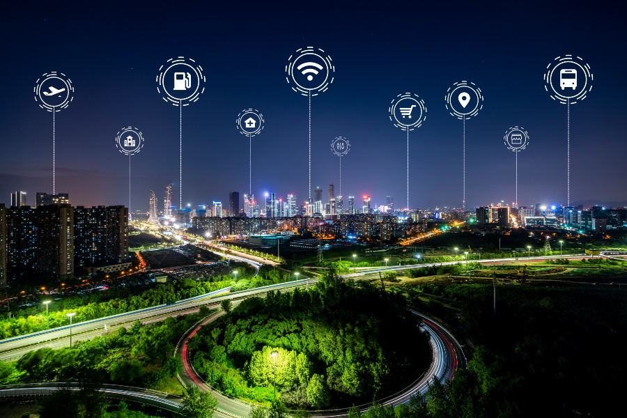 Smart Cities vernetzte Städte und Stadplanung