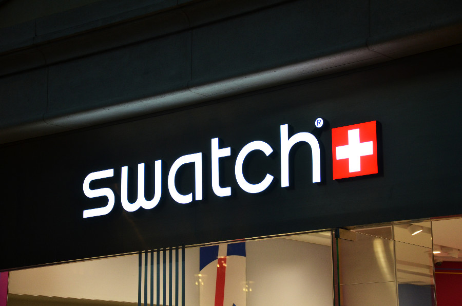 Swatch Uhrenmarke Swatch Logo Store