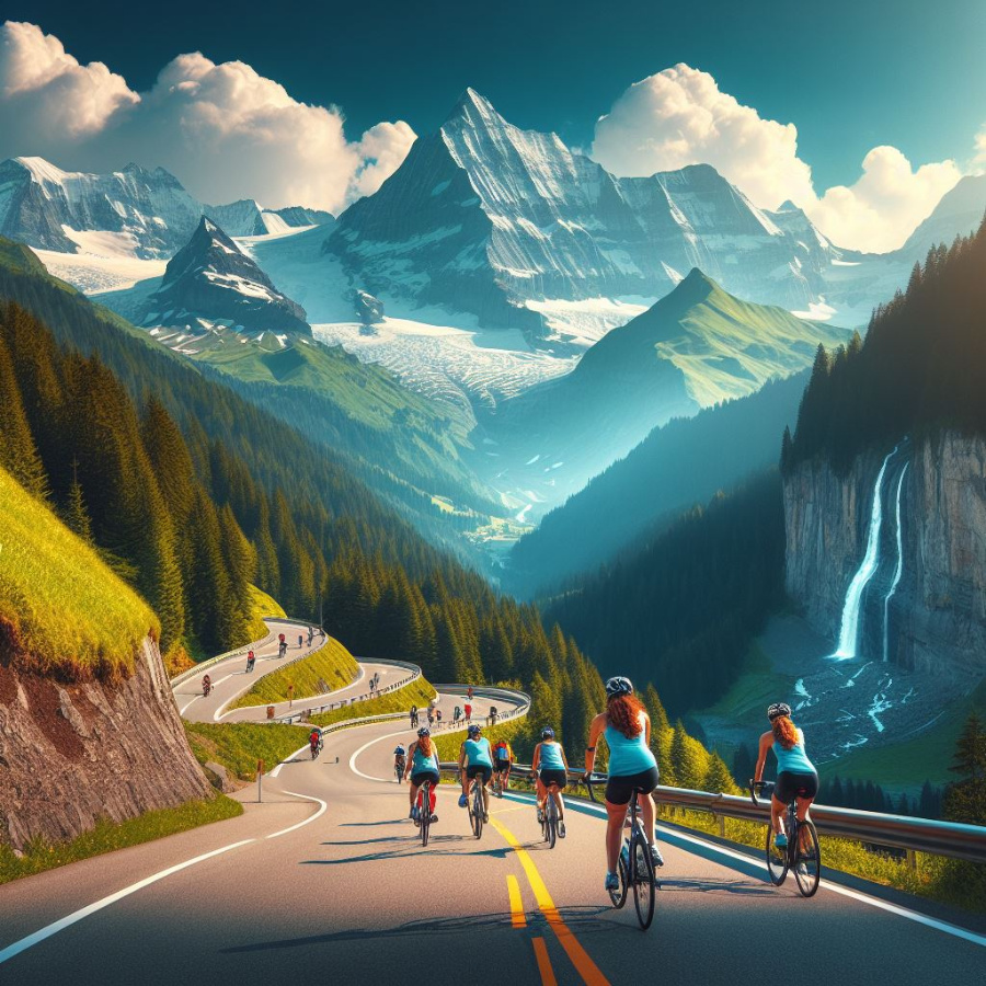 Radfahren Biken Velo Touren Biketrails Berge