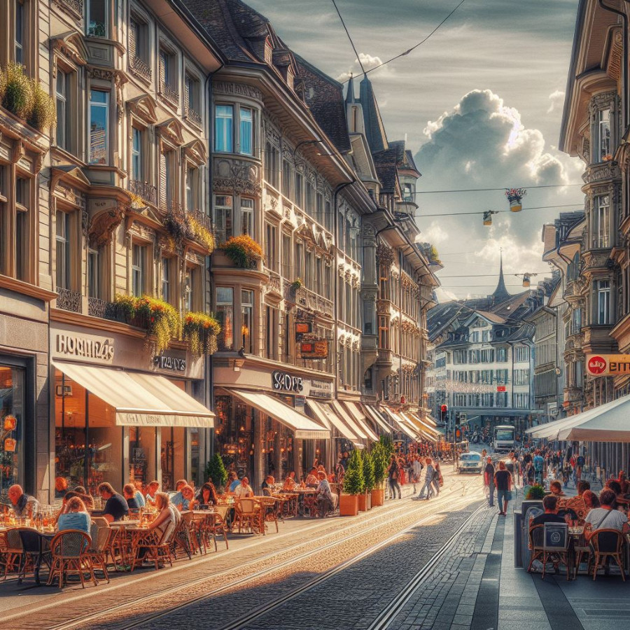 Sonntagsverkauf in Winterthur Winterthur Altstadt Cafes