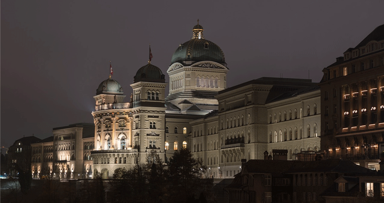 Bundeshaus in Bern: Parlament und Bundesrat