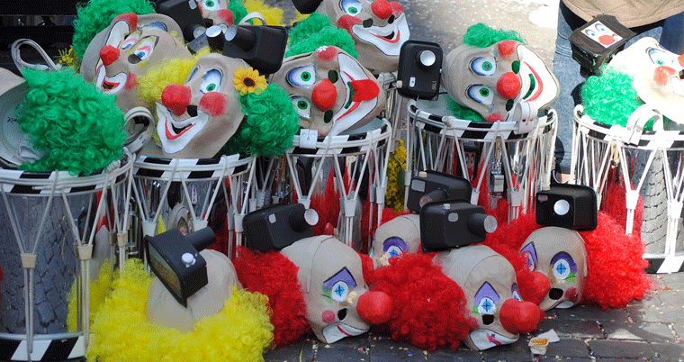 Fasnacht Umzug Karneval Masken