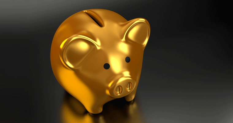 Geld Schwein Gold Sparschwein
