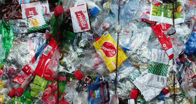 Plastik Flaschen Recycling Abfall