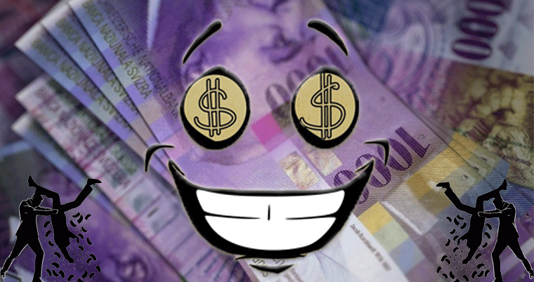 Smiley Dollar Geld Lachen