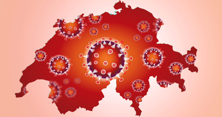 Coronavirus Corona Epidemie Karte Schweiz R-Wert