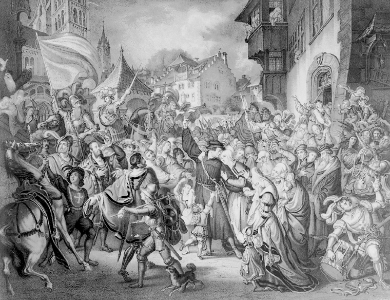 Zwinglis Abschied, vor dem Kappeler Krieg
