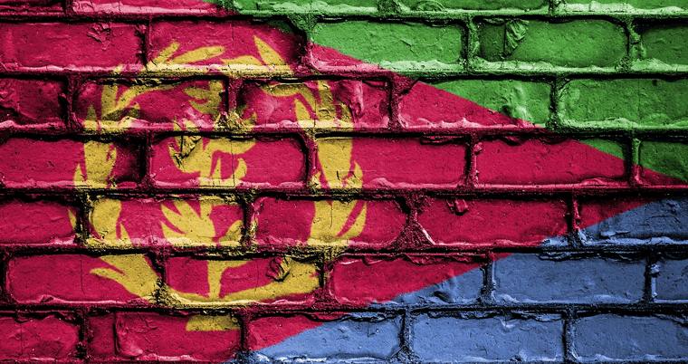 Eritrea Flagge Wappen