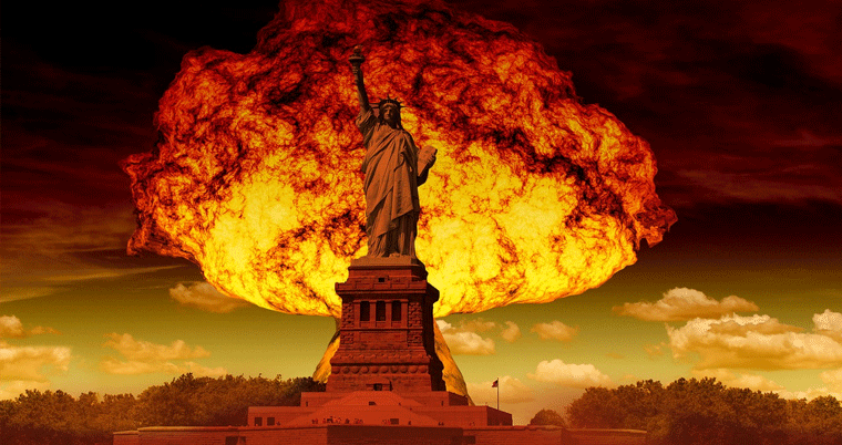 Freiheitsstatue USA Atombomben
