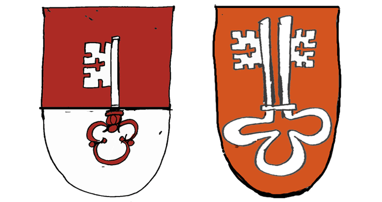 Obwalden Nidwalnde Unterwalden Urkantone Schweiz Wappen