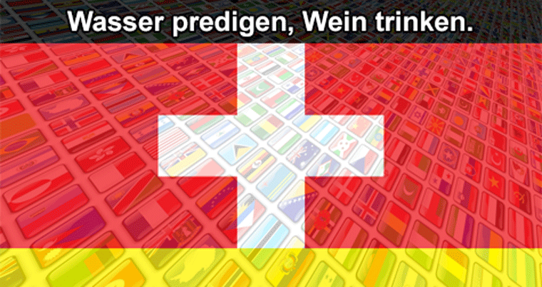 Wasser predigen, Wein trinken? Köppels «Weltwoche» hält nichts vom Inländervorrang Wasser predigen, Wein trinken? Köppels «Weltwoche» hält nichts vom Inländervorrang