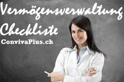 Checkliste Vermögen verwalten