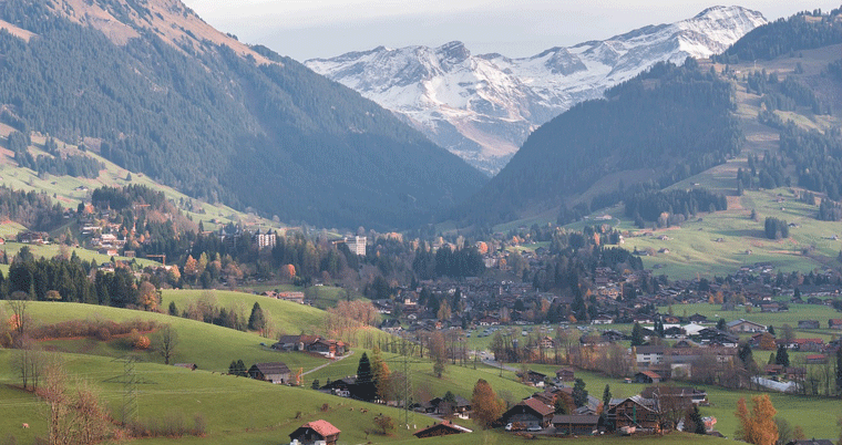 Gstaadt Gemeinde Saanen im Berner Oberland