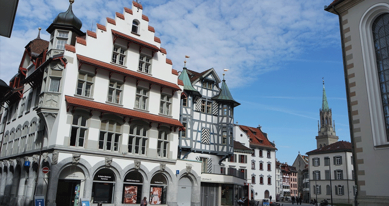 St. Gallen historische Altstadt