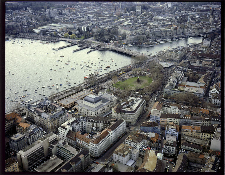 Zürich, Sechseläuten, Limmat, Zürichsee - 1986