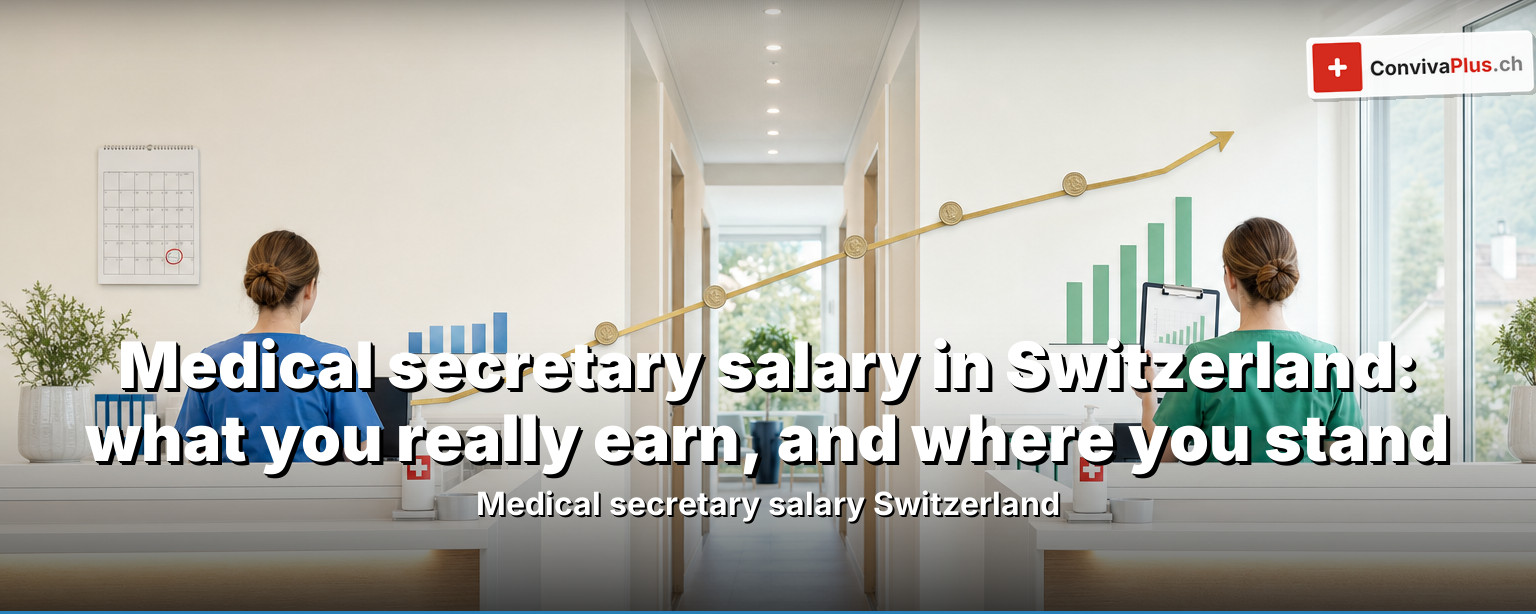 Medical secretary salary in Switzerland: what you really earn, and where you stand