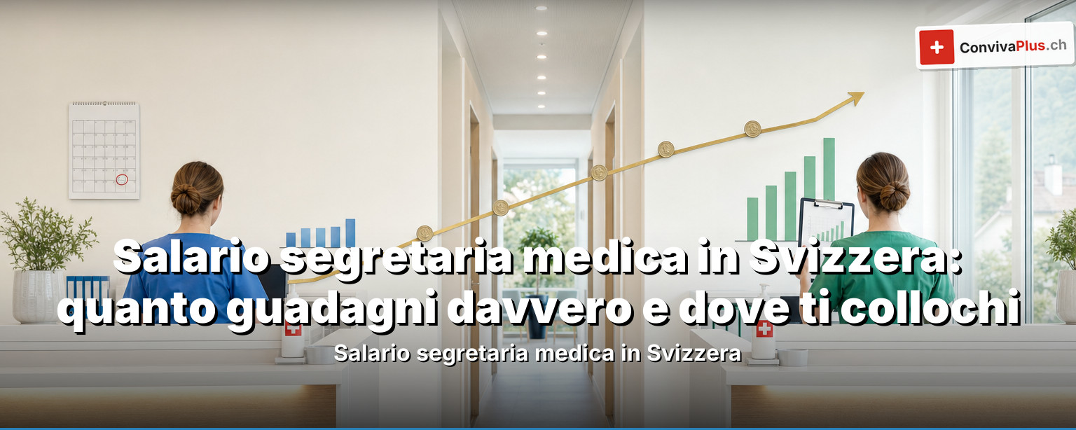 Salario segretaria medica in Svizzera: quanto guadagni davvero e dove ti collochi