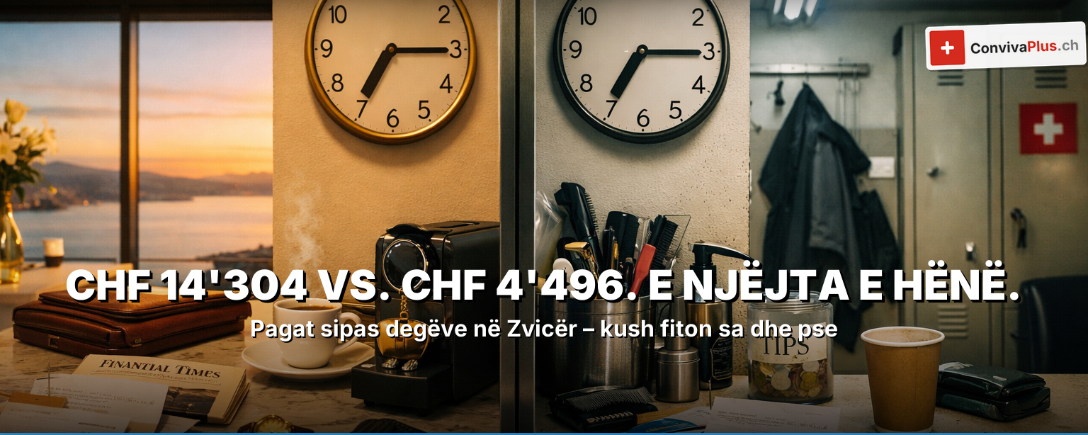 Pagat sipas sektorëve Zvicër 2026: kush fiton sa – dhe pse