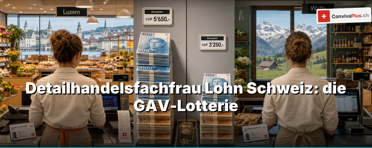 Detailhandelsfachfrau Lohn Schweiz: warum dein Lohn mehr vom Arbeitgeber abhängt als von deinem Können