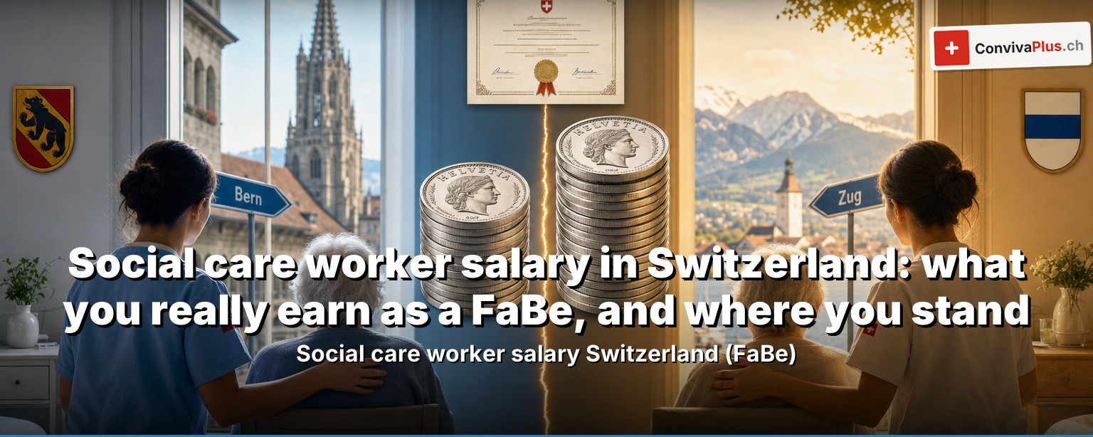 Social care worker salary in Switzerland: what you really earn as a FaBe, and where you stand