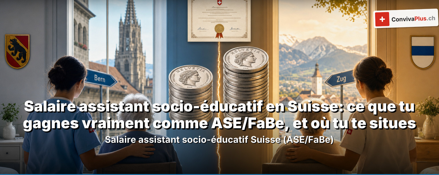 Salaire assistant socio-éducatif en Suisse: ce que tu gagnes vraiment comme ASE/FaBe, et où tu te situes