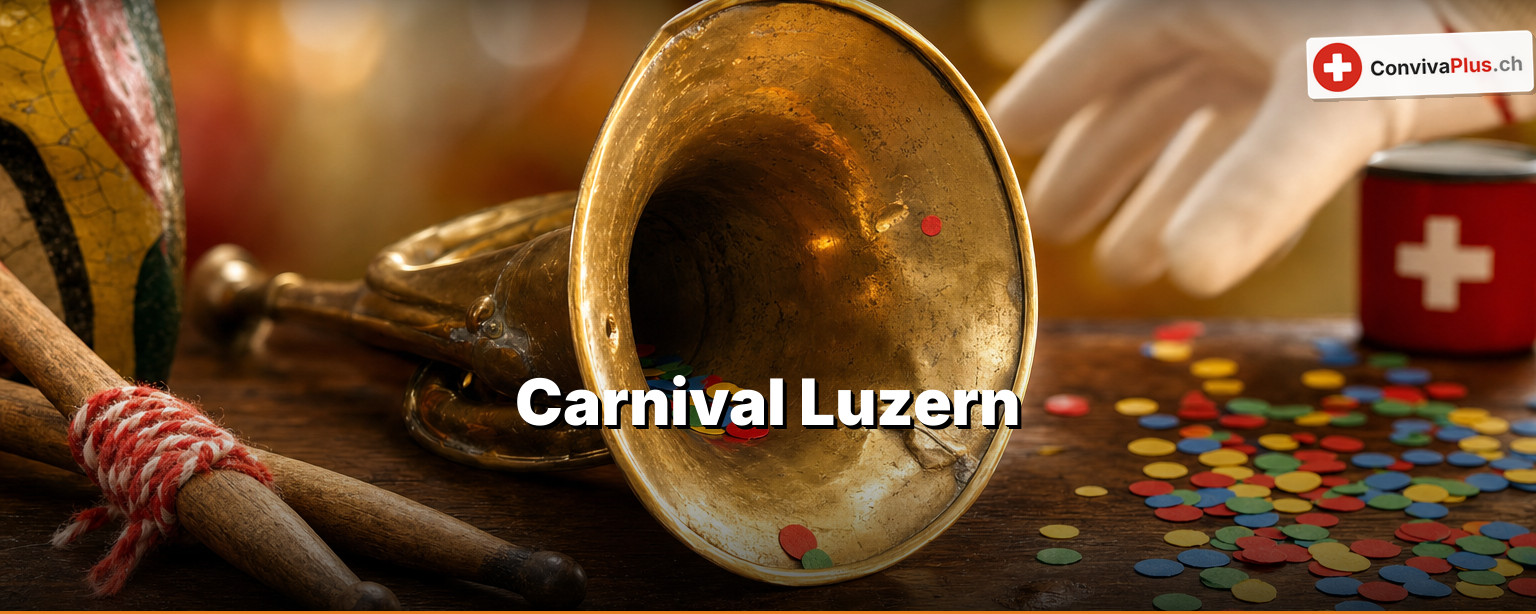 Lucerne Carnival parade: two parades, one route — and only on Thursday three laps of the fountain