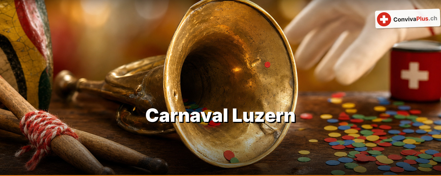 Carnaval de Lucerne : deux cortèges, un parcours — et le jeudi seulement, trois tours de fontaine