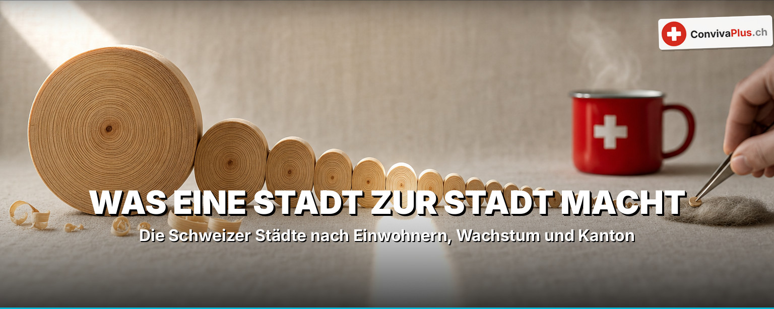 Grösste Städte der Schweiz: die Städte-Rangliste